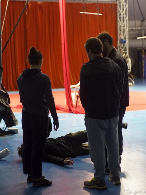 Les artistes du cirque piste d'Azur (pour Ce qui nous reste)